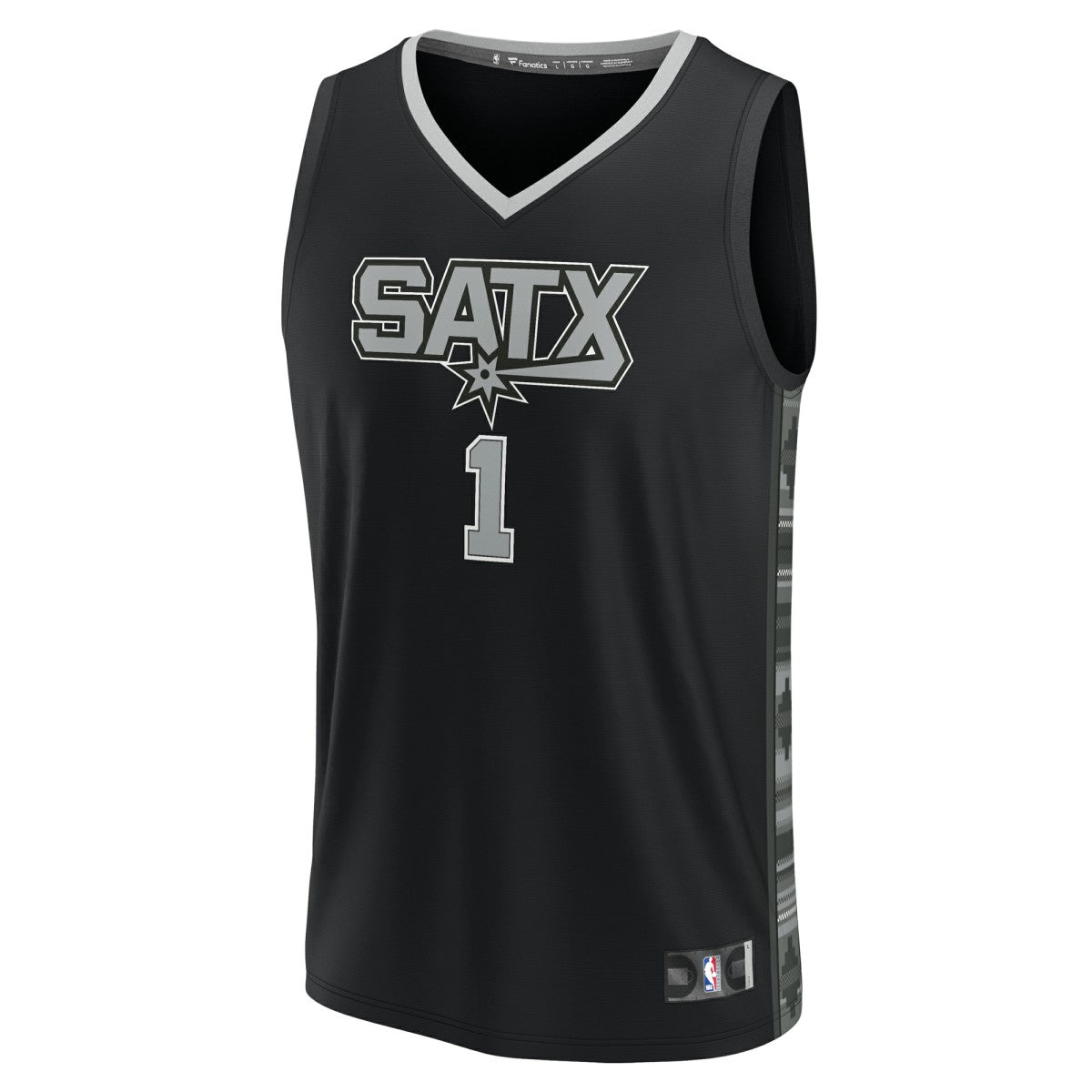 Fanatics Victor Wembanyama San Antonio Spurs Fast Break Replica Player Jersey Statement Edition Black