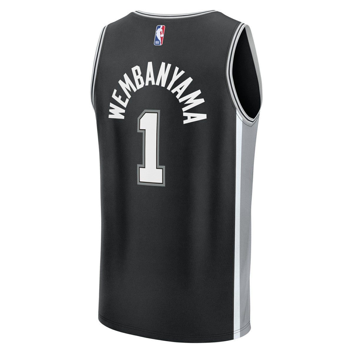 Fanatics Victor Wembanyama San Antonio Spurs Youth Fast Break Replica Player Jersey Icon Edition Black