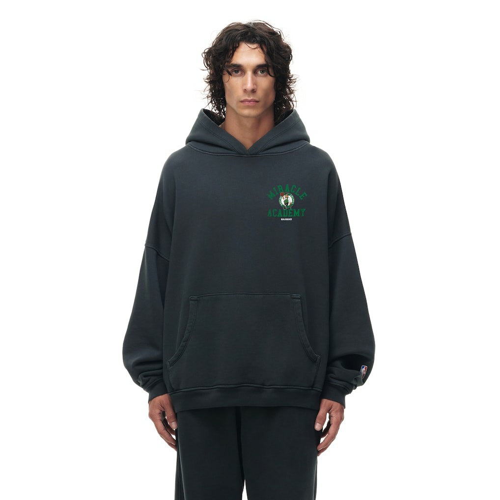 Boston Celtics Unisex Miracle Academy x NBA Collection Vintage Sunfade Hoodie Heather Black