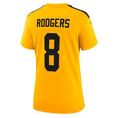 Aaron Rodgers Pittsburgh Steelers Women's Alternate 1933 Throwback Game Jersey - Gold - Nike