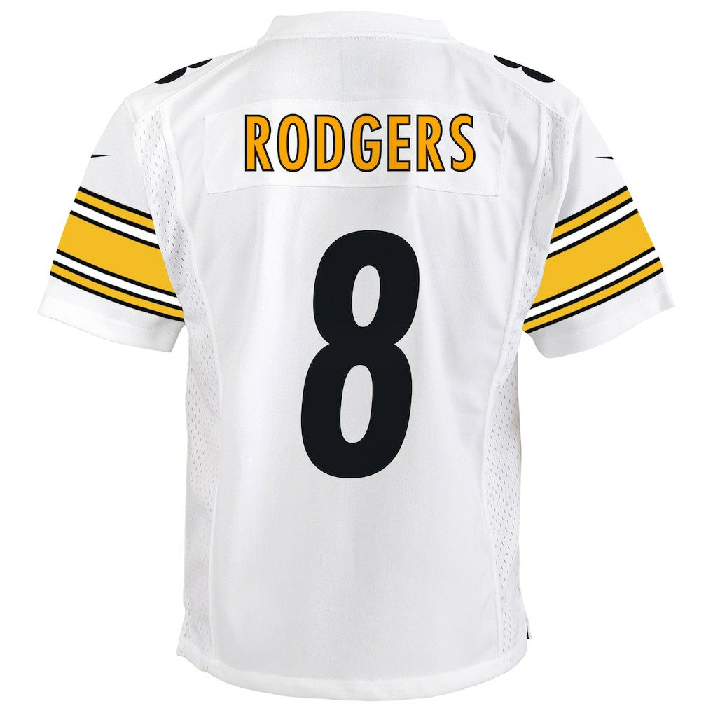 Aaron Rodgers Pittsburgh Steelers Youth Game Jersey – White - Nike