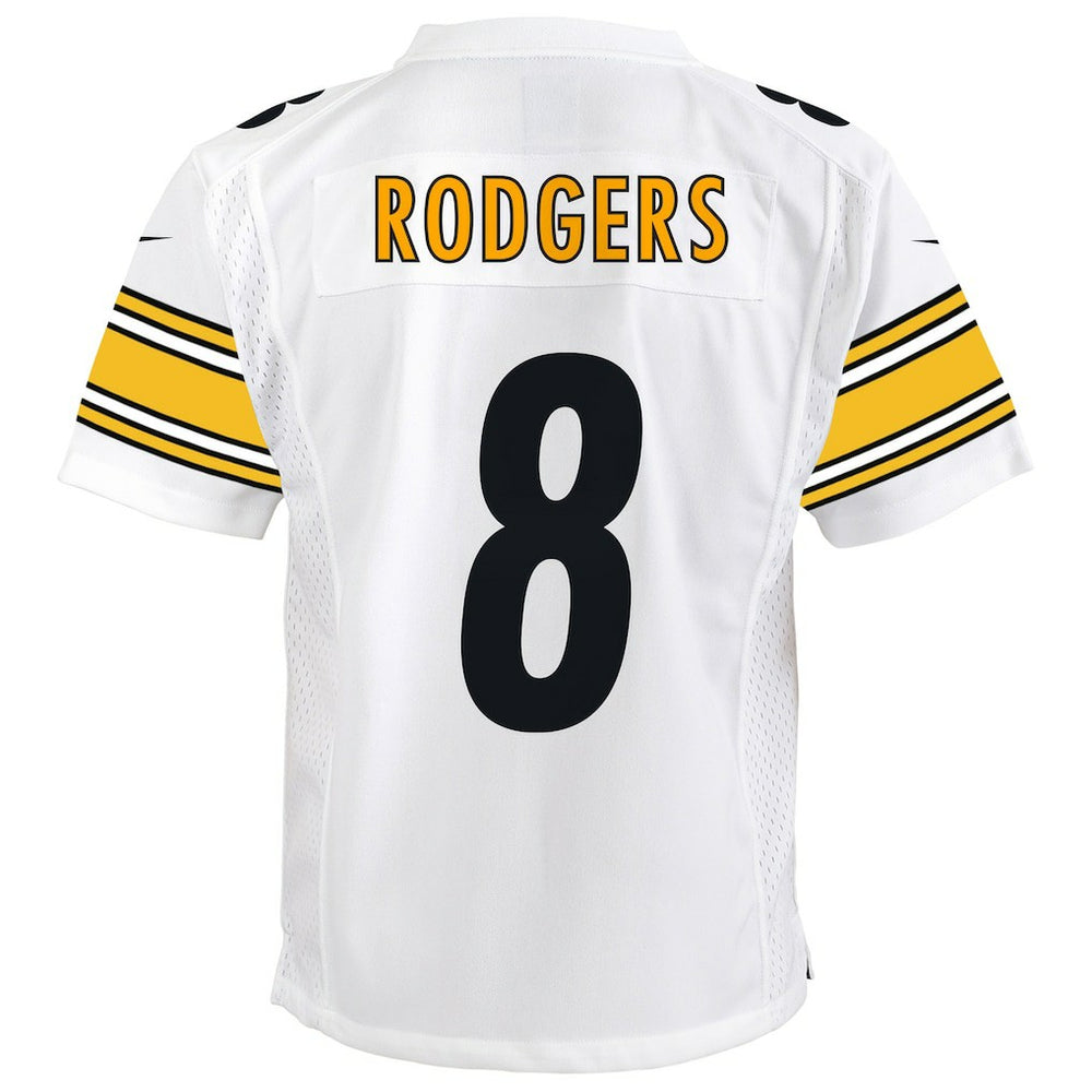 Aaron Rodgers Pittsburgh Steelers Youth Game Jersey – White - Nike