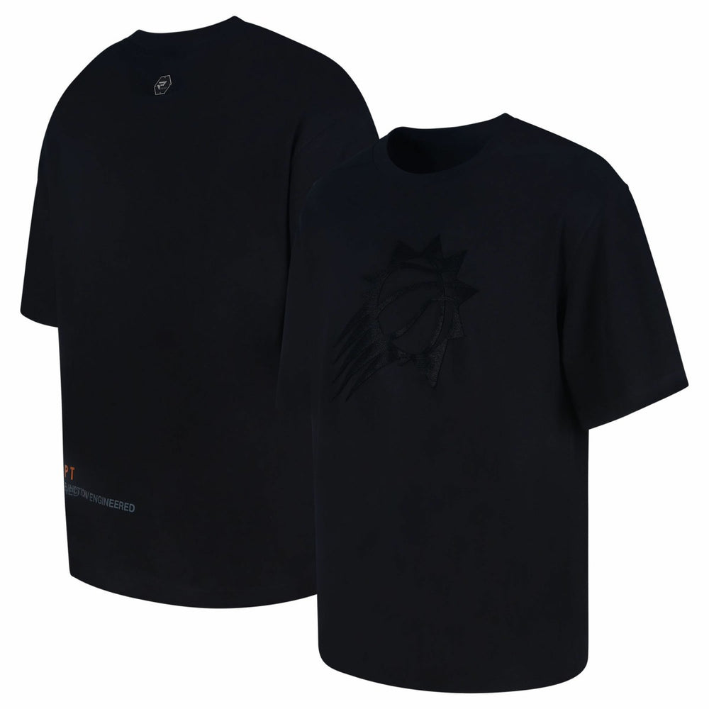 Phoenix Suns Protege Eco-Poly Interlock Fashion Tonal T-Shirt Black