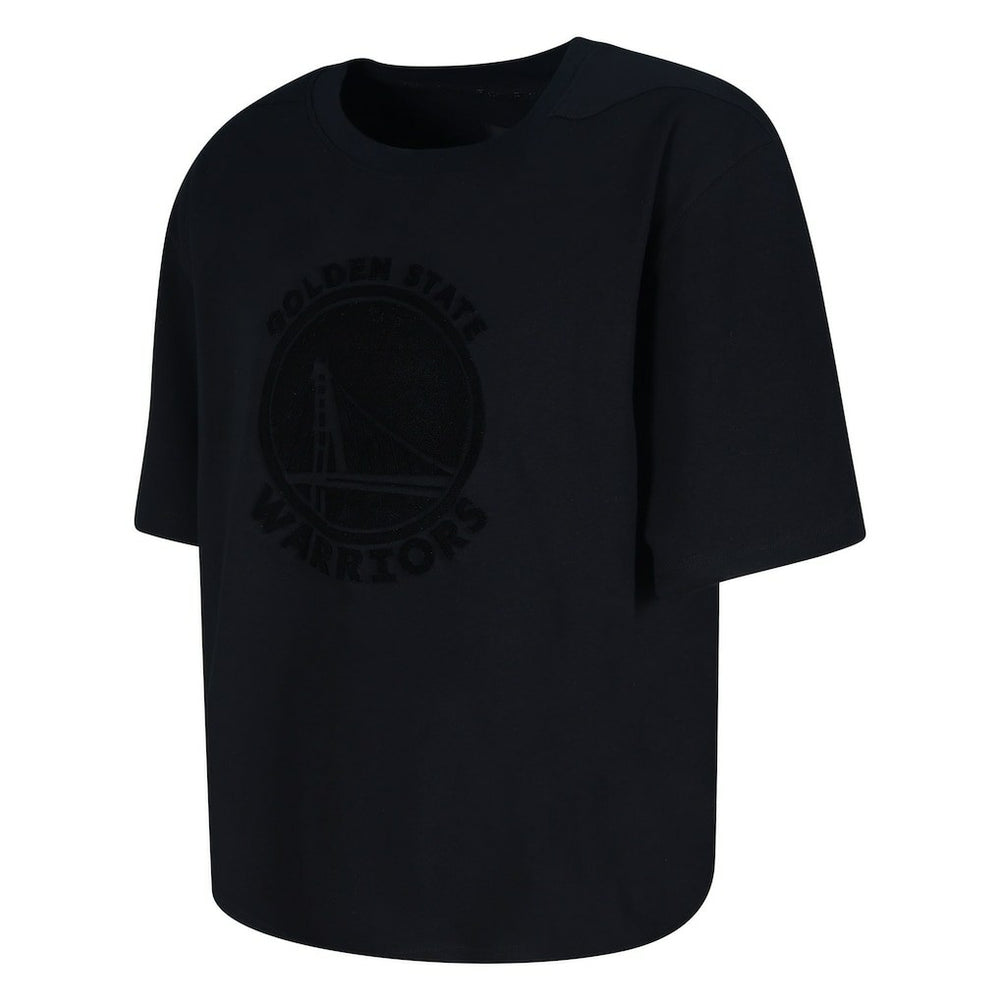 Golden State Warriors Protege Eco-Poly Interlock Fashion Tonal T-Shirt Black
