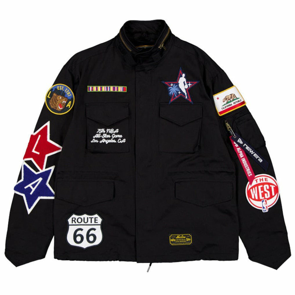 New Era 2026 NBA All-Star Game x Alpha Industries Field Full-Zip Jacket Black