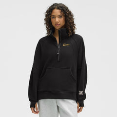 Anaheim Ducks lululemon Women's Long Scuba Oversized Half-Zip Funnel Neck - Black | NHL discount