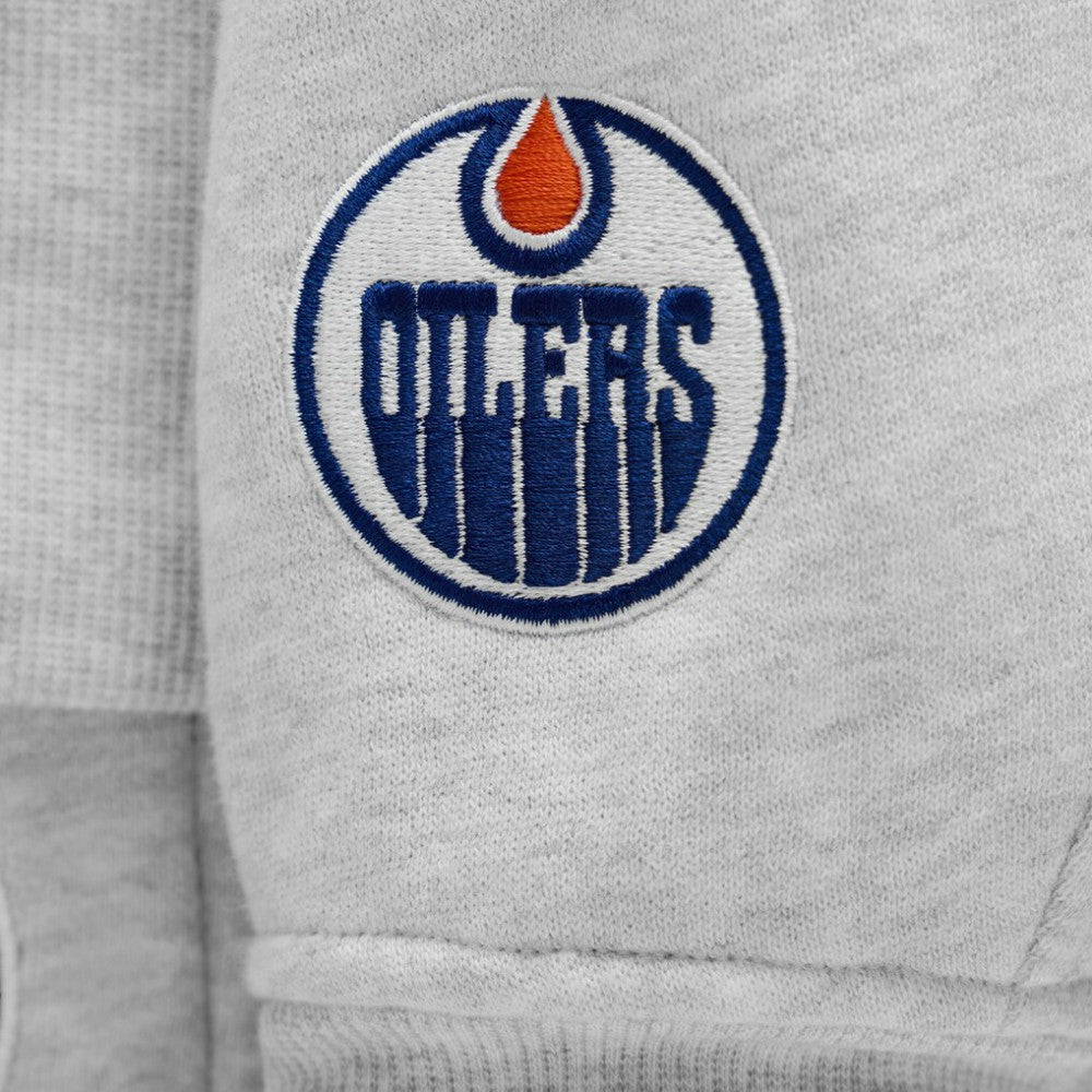 Edmonton Oilers lululemon Women's Long Scuba Oversized Half-Zip Funnel Neck - Heathered Core Ultra Light Grey | NHL sale