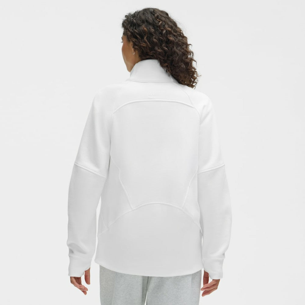 Chicago Blackhawks lululemon Women's Long Scuba Oversized Half-Zip Funnel Neck - White | NHL on sale