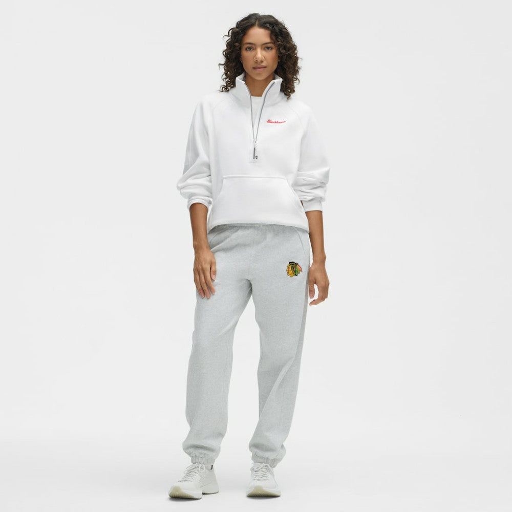 Chicago Blackhawks lululemon Women's Long Scuba Oversized Half-Zip Funnel Neck - White | NHL on sale
