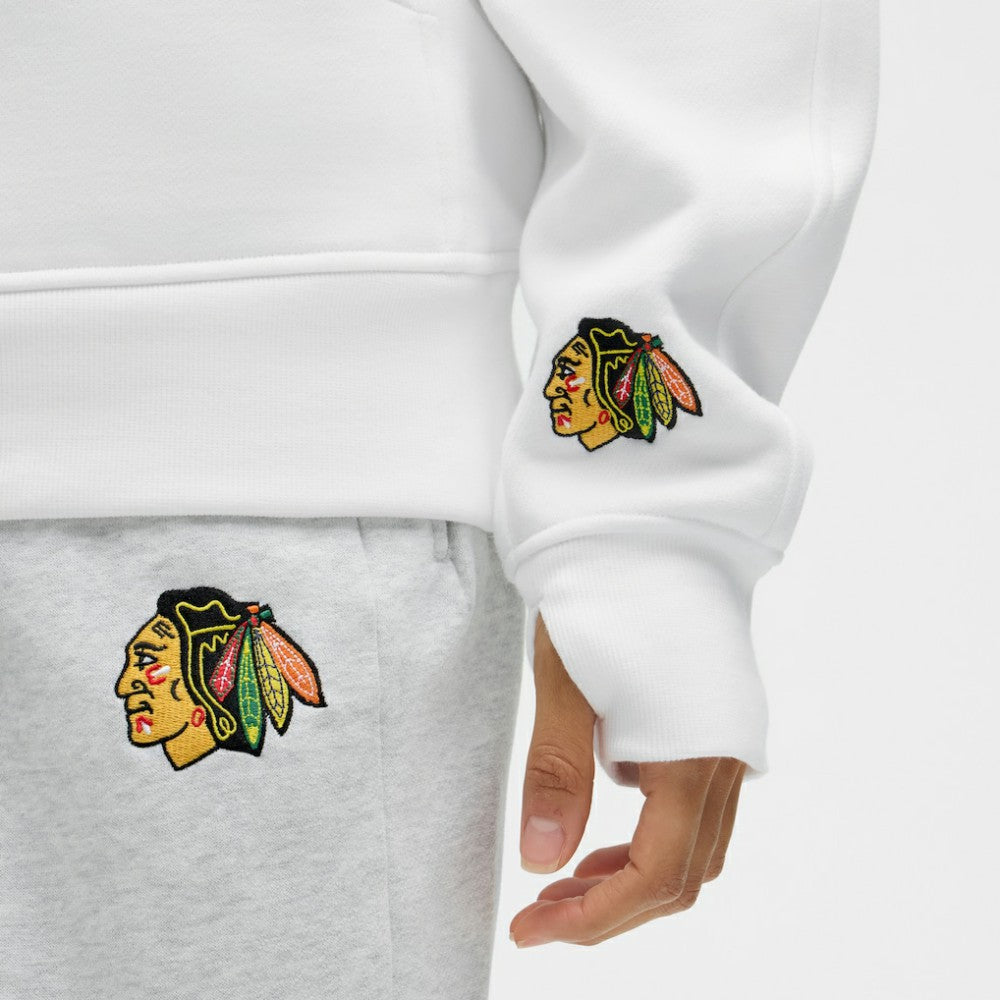 Chicago Blackhawks lululemon Women's Long Scuba Oversized Half-Zip Funnel Neck - White | NHL on sale