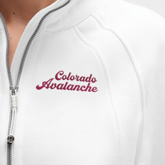 Colorado Avalanche lululemon Women's Long Scuba Oversized Half-Zip Funnel Neck - White | NHL on sale