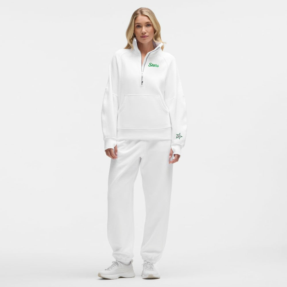 Dallas Stars lululemon Women's Long Scuba Oversized Half-Zip Funnel Neck - White | NHL sale
