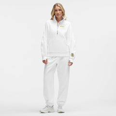Boston Bruins lululemon Women's Long Scuba Oversized Half-Zip Funnel Neck - White | NHL Lifestyle