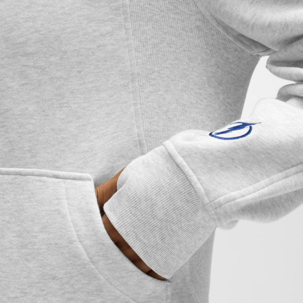 Tampa Bay Lightning lululemon Women's Long Scuba Oversized Half-Zip Funnel Neck - Heathered Core Ultra Light Grey | NHL near me
