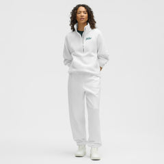 Minnesota Wild lululemon Women's Long Scuba Oversized Half-Zip Funnel Neck - White | NHL near me