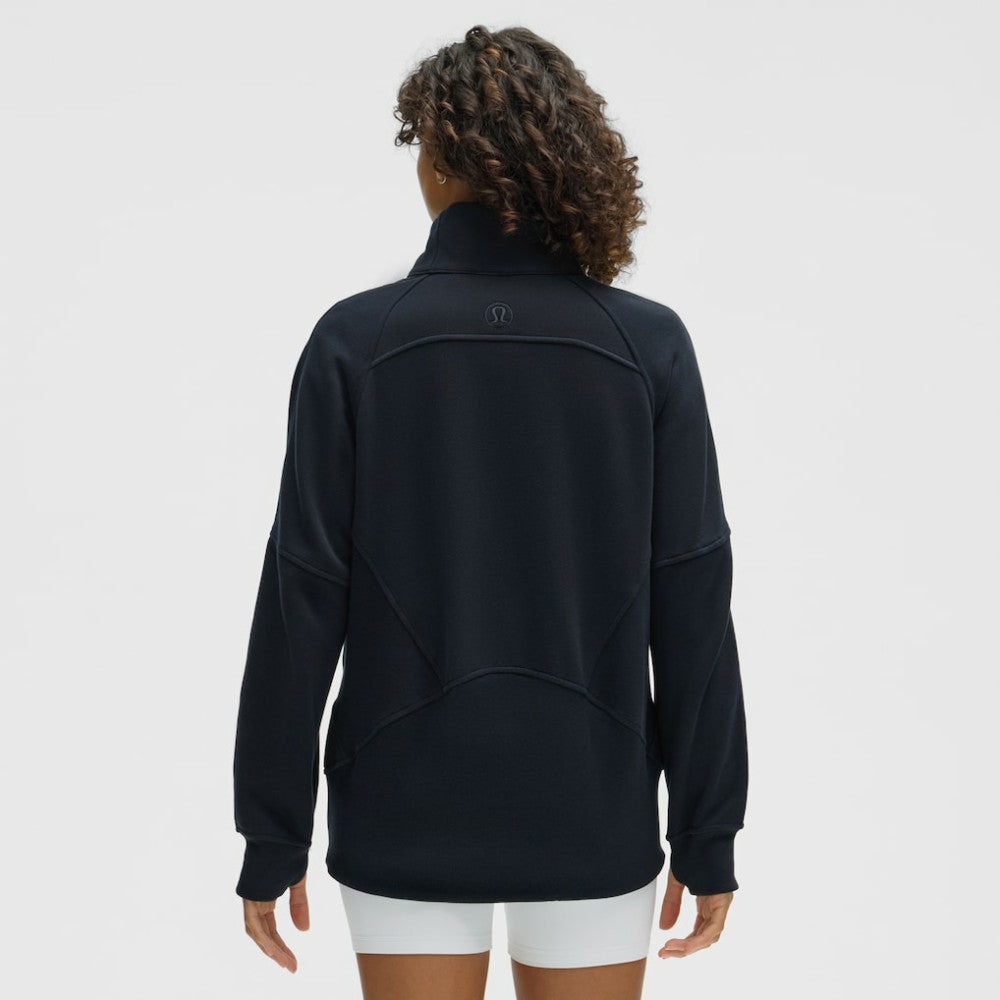 Toronto Maple Leafs lululemon Women's Long Scuba Oversized Half-Zip Funnel Neck - True Navy | NHL sale