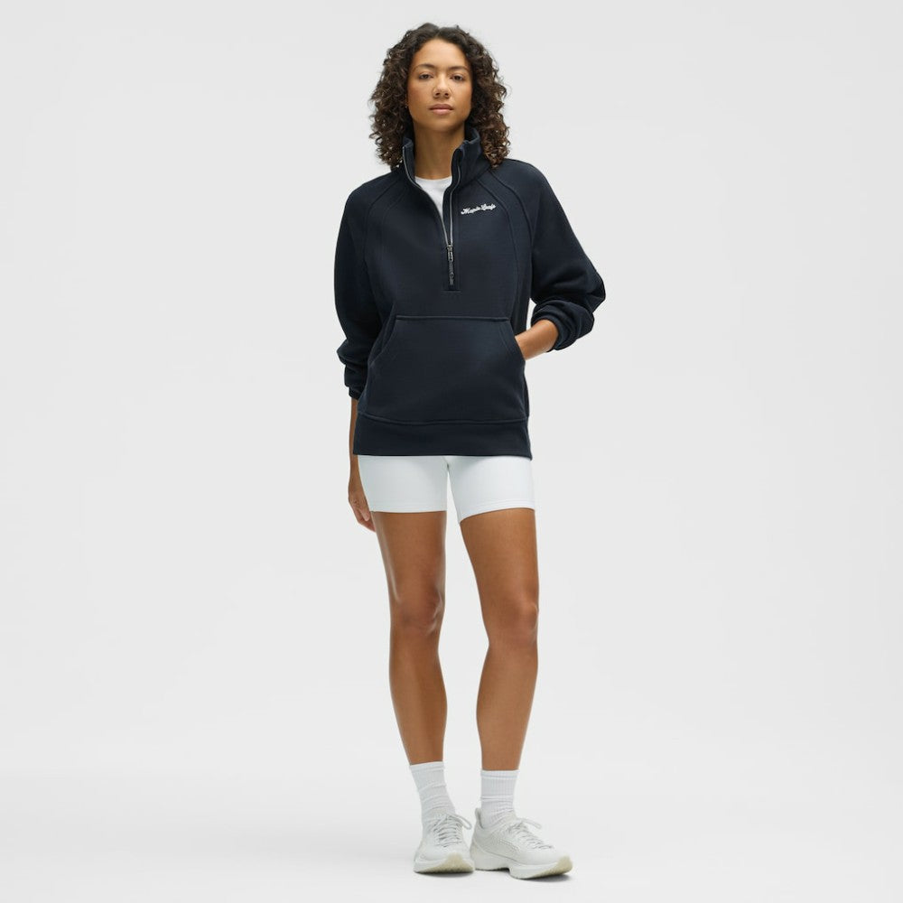 Toronto Maple Leafs lululemon Women's Long Scuba Oversized Half-Zip Funnel Neck - True Navy | NHL sale