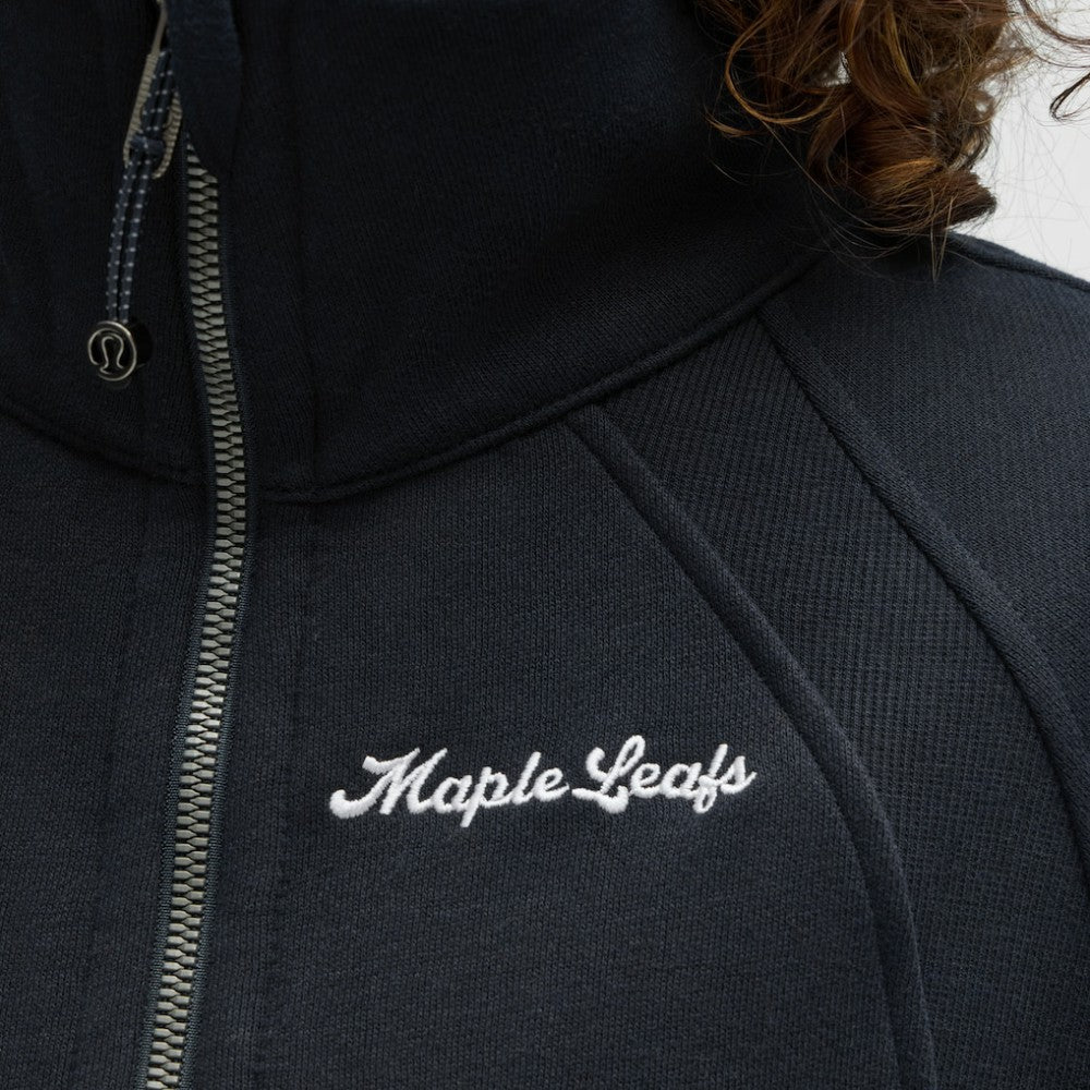 Toronto Maple Leafs lululemon Women's Long Scuba Oversized Half-Zip Funnel Neck - True Navy | NHL sale