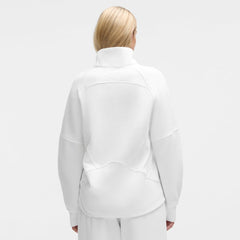 Vancouver Canucks lululemon Women's Long Scuba Oversized Half-Zip Funnel Neck - White | NHL discount
