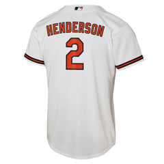 Gunnar Henderson Baltimore Orioles Nike Youth Home Replica Player Jersey Outlet