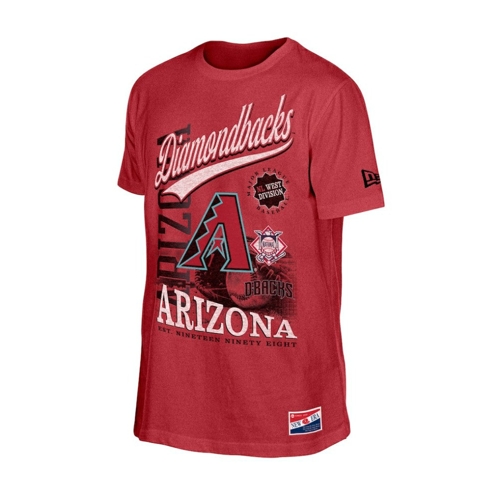 Arizona Diamondbacks New Era  Oversized Throwback Distressed T-Shirt Near Me