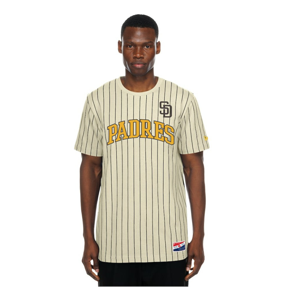 San Diego Padres New Era Throwback Meshback Pinstripe T-Shirt Near Me