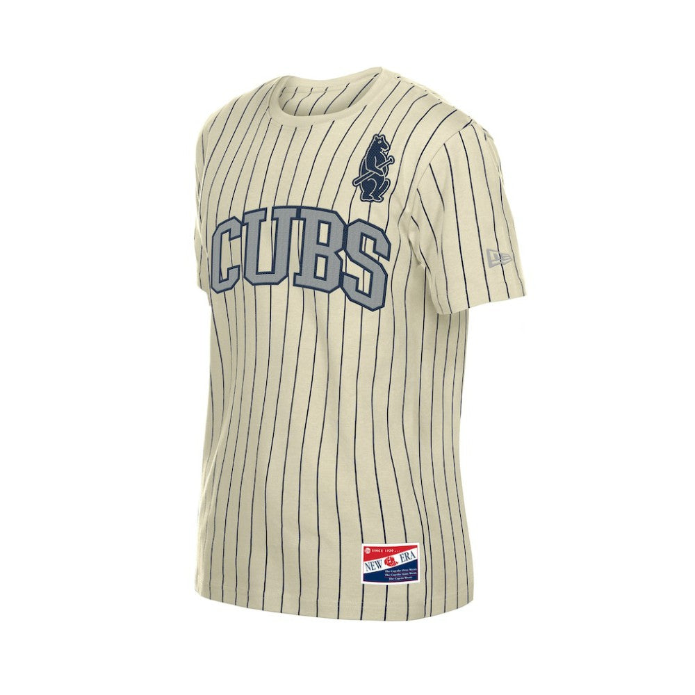 Chicago Cubs New Era Throwback Meshback Pinstripe T-Shirt Near Me