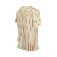 Cincinnati Reds New Era Throwback Meshback Pinstripe T-Shirt Outlet