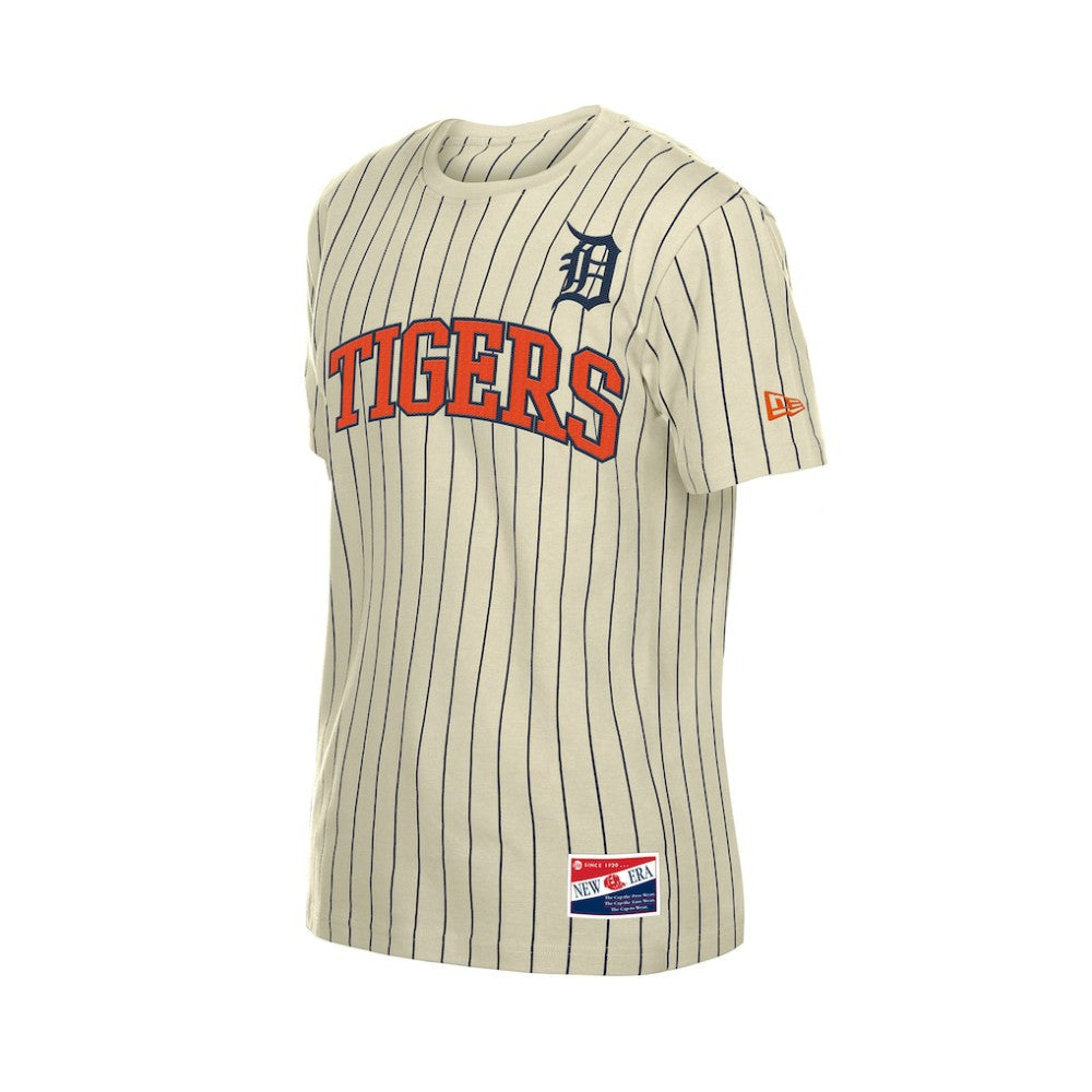 Detroit Tigers New Era Throwback Meshback Pinstripe T-Shirt Online
