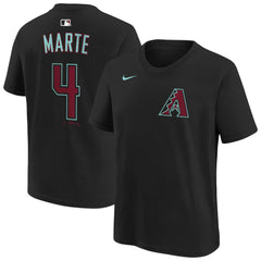 Ketel Marte Arizona Diamondbacks Nike Youth Name & Number T-Shirt Online