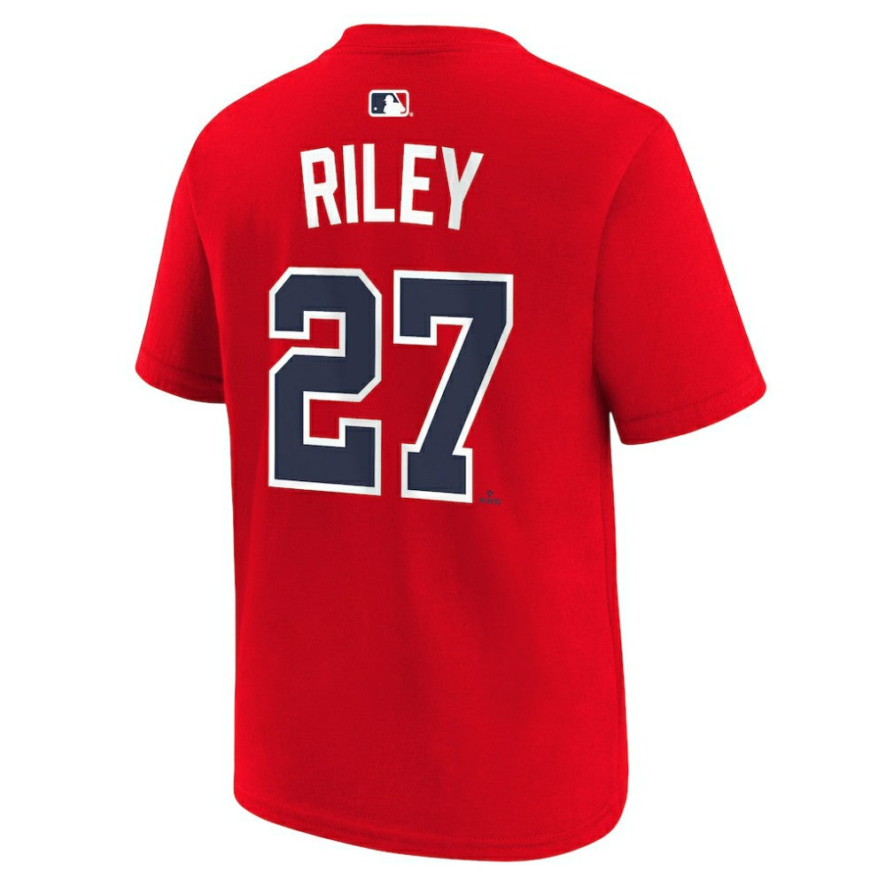 Austin Riley Atlanta Braves Nike Youth Name & Number T-Shirt for sale