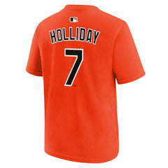 Jackson Holliday Baltimore Orioles Nike Youth Name & Number T-Shirt Online