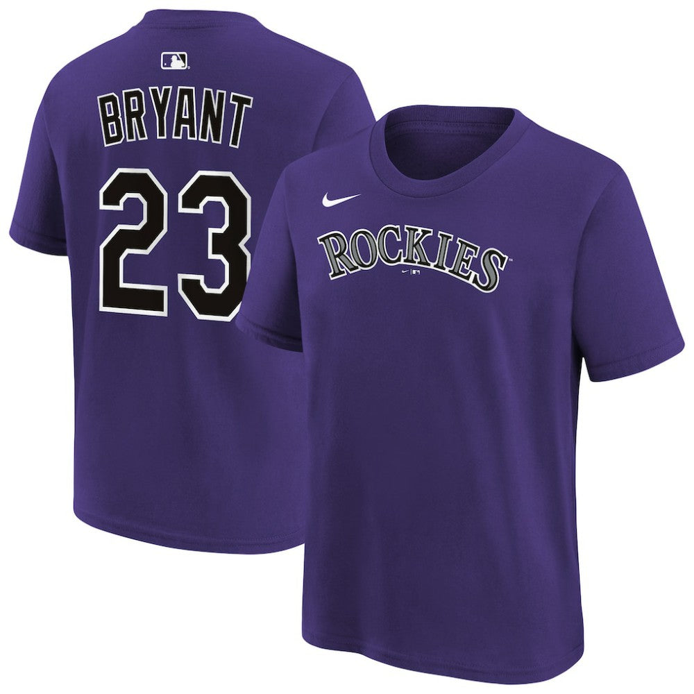 Kris Bryant Colorado Rockies Nike Youth Name & Number T-Shirt Outlet