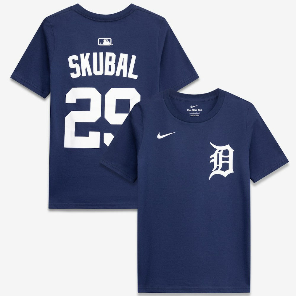Tarik Skubal Detroit Tigers Nike Youth Name & Number T-Shirt for sale