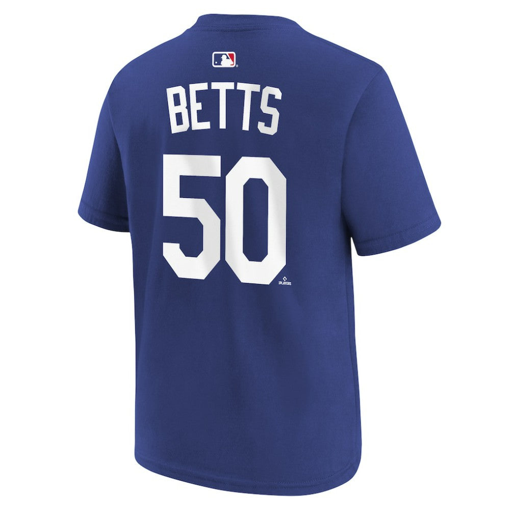 Mookie Betts Los Angeles Dodgers Nike Youth Name & Number T-Shirt Discount