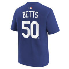 Mookie Betts Los Angeles Dodgers Nike Youth Name & Number T-Shirt Discount