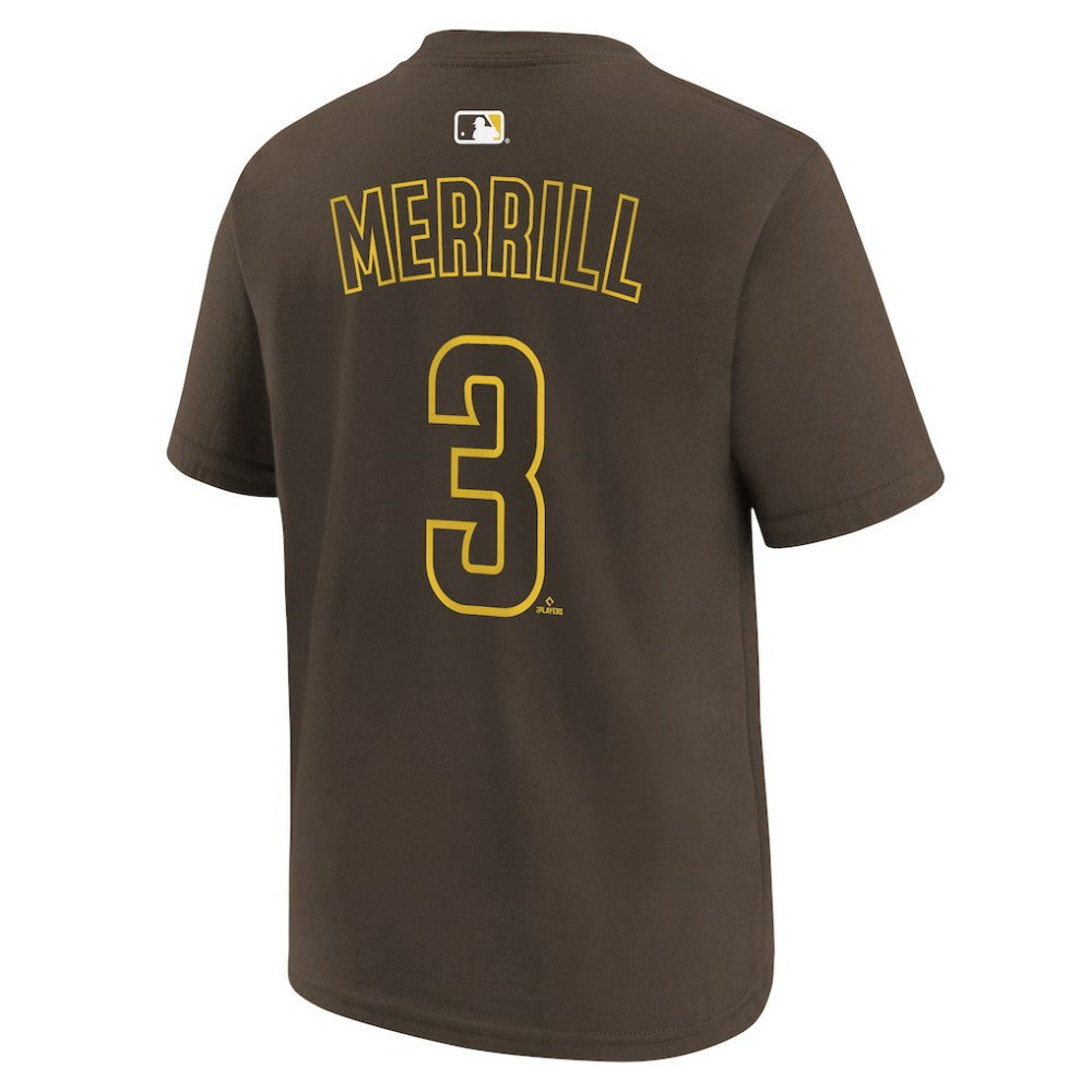 Jackson Merrill San Diego Padres Nike Youth Name & Number T-Shirt Online