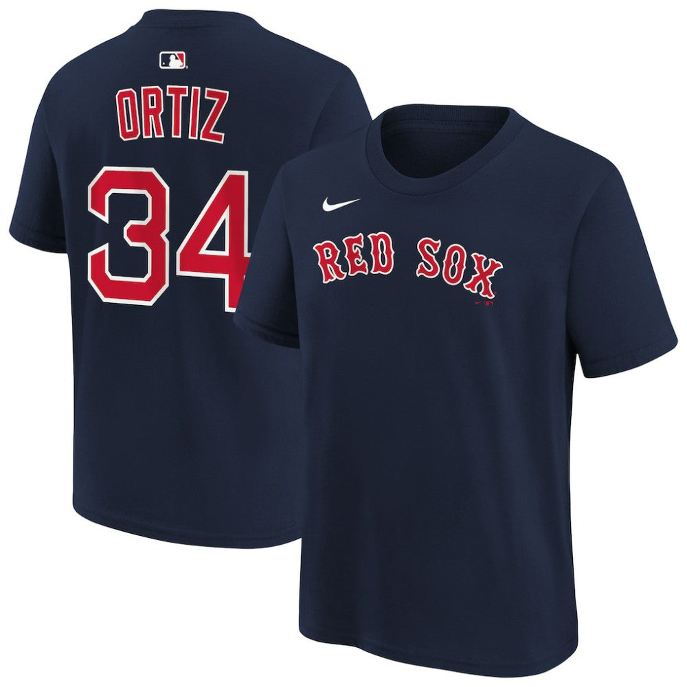 David Ortiz Boston Red Sox Nike Youth Name & Number T-Shirt Outlet