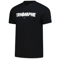 Nike - Paris Saint-Germain 2025 Champions of Europe Triomphe T-Shirt - Black