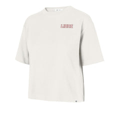 Detroit Lions '47 Women's Love Letter Reed City T-Shirt - Cream - 47 brand