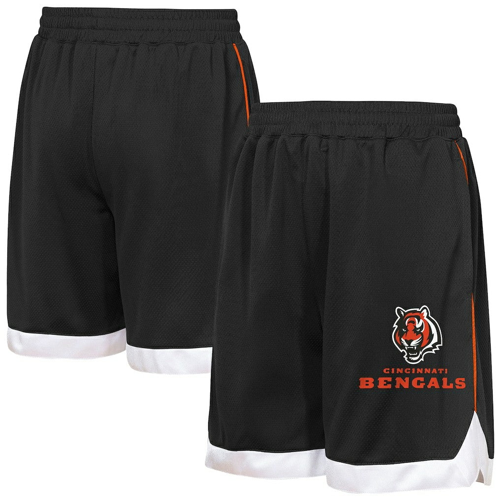 Cincinnati Bengals Outerstuff Youth All Star Mesh Shorts - Black - NFL
