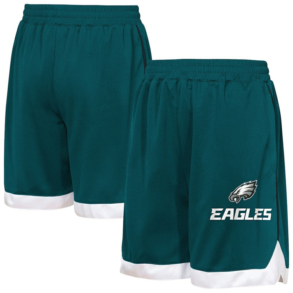 Philadelphia Eagles Outerstuff Youth All Star Mesh Shorts - Midnight Green - NFL