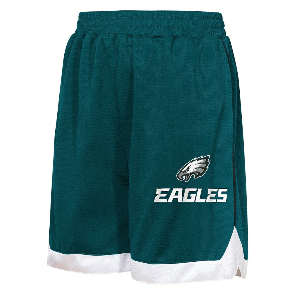 Philadelphia Eagles Outerstuff Youth All Star Mesh Shorts - Midnight Green - NFL