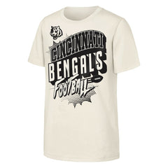 Cincinnati Bengals Outerstuff Youth Action Comic T-Shirt - Natural - NFL