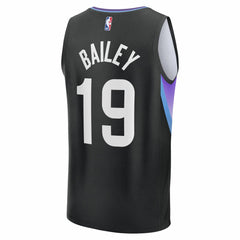Fanatics Ace Bailey Utah Jazz Youth 2025 NBA Draft First Round Pick Fast Break Replica Jersey Statement Edition Black