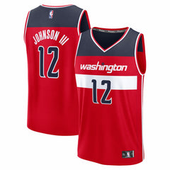 Fanatics Tre Johnson III Washington Wizards Youth 2025 NBA Draft First Round Pick Fast Break Replica Jersey Icon Edition Red