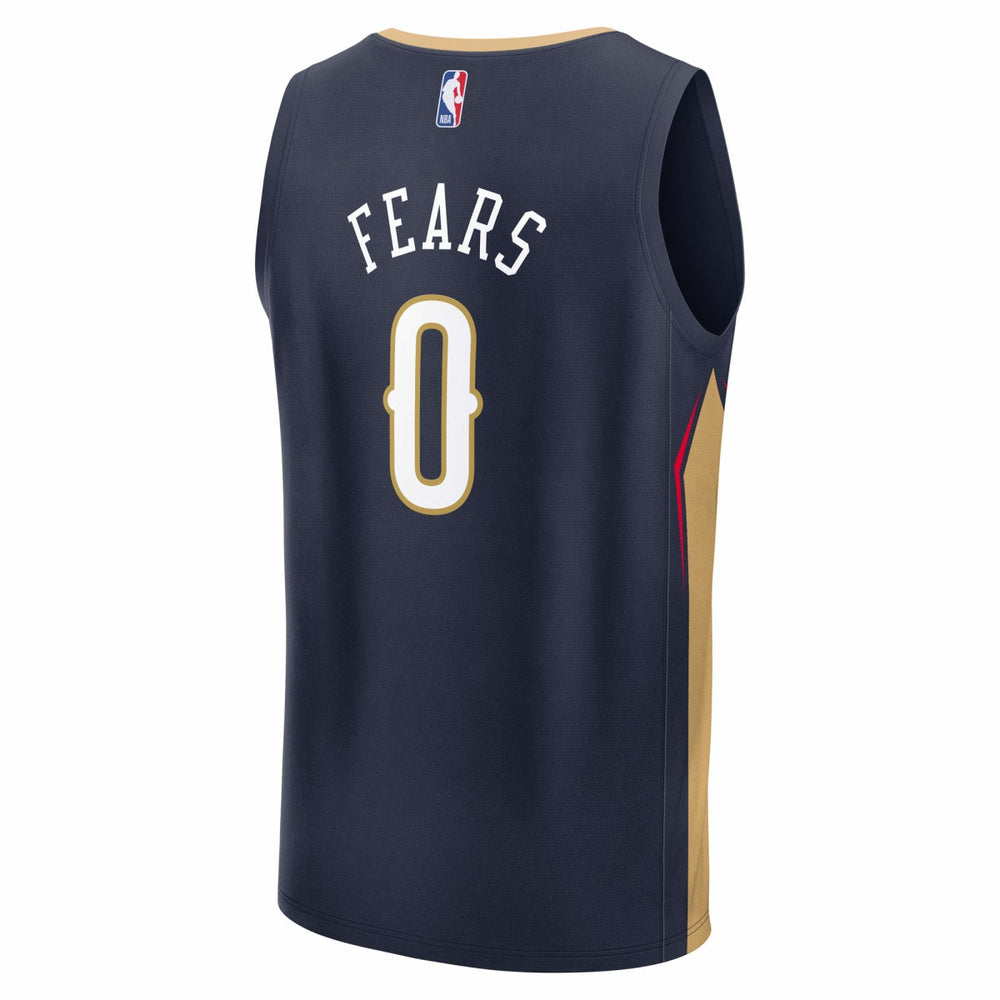 Fanatics Jeremiah Fears New Orleans Pelicans 2025 NBA Draft First Round Pick Fast Break Replica Jersey Icon Edition Navy