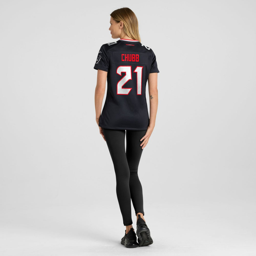 Nick Chubb Houston Texans Women's Team Game Jersey - Navy - Nike