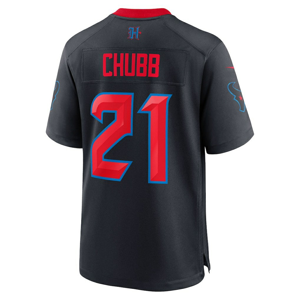 Nick Chubb Houston Texans Alternate 2 Game Jersey - Navy - Nike