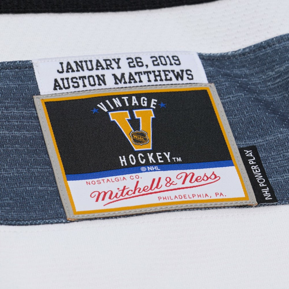 Auston Matthews Mitchell & Ness 2019 All-Star Game Power Play Jersey - White | NHL on sale